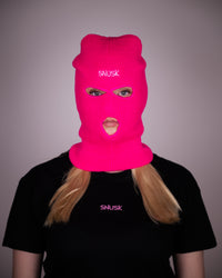Rosa snusk mask