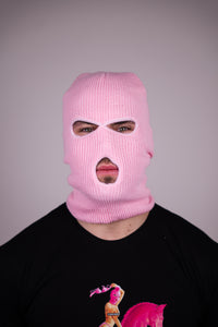 Rosa snusk mask